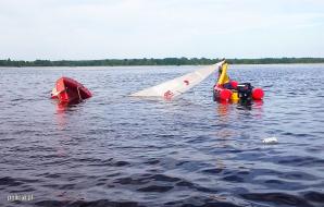 Akcja ratownicza na Siemianówce. Uratowali żeglarzy