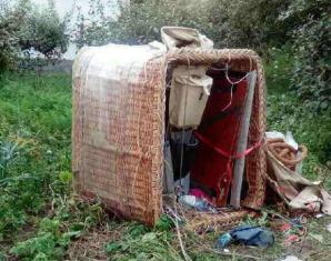 W Szubinie balon z ludźmi spadł na dom