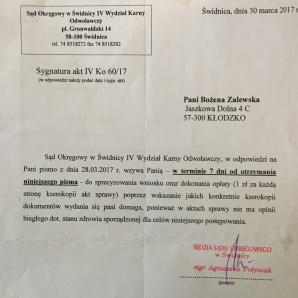 [VIDEO] Bożena Zalewska domaga się osądzenia jej kary za rzekome znieważenie policjantów poza Województwem Dolnośląskim! Świadkowie zaprzeczyli a ona ma przepracować 120 godzin!