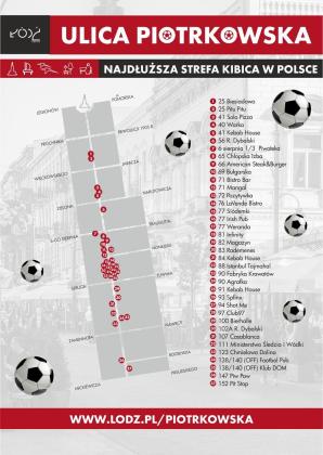 Najdłuższa strefa kibica w Polsce. Przyjdź na Piotrkowską zobaczyć mecze mistrzostw świata