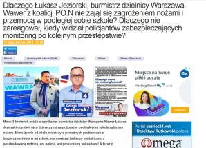 [VIDEO] - Prezydent Rafał Trzaskowski kłamie w sprawie noży w szkołach w warszawskiej dzielnicy Wawer. Osobiście rok temu prosiłem go o pomoc, ale w ogóle nie był tym zainteresowany - przekazuje Robert Rewiński, Redaktor Naczelny Patriot24.net