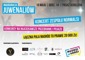 Zapraszamy na inaugurację Juwenaliów 2019 w Łodzi