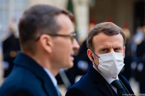 [VIDEO] O szczepionkach, energetyce jądrowej i biznesie premier Mateusz Morawiecki z Prexydentem Francji