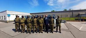 Powitanie naszych funkcjonariuszy w Słowenii