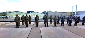 Powitanie naszych funkcjonariuszy w Słowenii