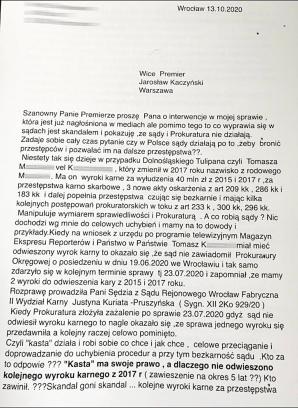 [VIDEO] Wyłudził 67 mln zł, do więzienia nie idzie, bo „jest biedny”, chory na zwolnieniu „i musi leżeć”. A Mercedesem podjechał do salonu BMW! Czy Prezesi dolnośląskich sądów, którzy dają się mu nabierać na te prostackie kłamstwa, podadzą się do dymisji?