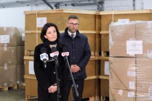 Z inicjatywy Prezydenta wyruszył kolejny transport z pomocą dla migrantów na granicy z Białorusią