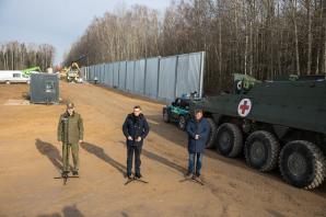 [VIDEO] Powstaje zapora na granicy polsko-białoruskiej
