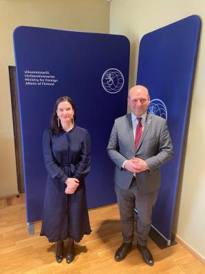 Sekretarz Stanu Szymon Szynkowski vel Sęk odbył rozmowy w Kopenhadze i Helsinkach