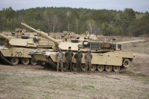 [VIDEO] Szkolenie polskich załóg czołgów Abrams. Interoperacyjność i współpracę Wojska Polskiego z wojskiem USA