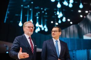 [VIDEO] Premier Mateusz Morawiecki po konsultacjach polsko-czeskich: łączy nas coraz silniej gospodarka, obronność, wspólne spojrzenie na Europę i jej przyszłość