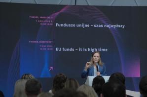 Minister K. Pełczyńska-Nałęcz na EKG: nasz strategiczny cel to rozwój polskich firm, transformacja energetyczna i łagodzenie kosztów społecznych tych zmian