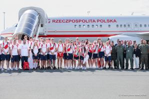 [VIDEO] Prezydent: Trzymamy kciuki za Biało-Czerwonych w Paryżu