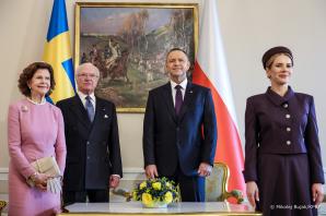 [VIDEO] Historyczna wizyta Króla Szwecji wraz z małżonką w Polsce po 15 latach. Prezydent Karol Nawrocki: relacje są doskonałe