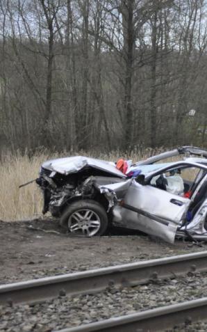 [VIDEO] Wypadek na przejeździe kolejowym pod Koszalinem!