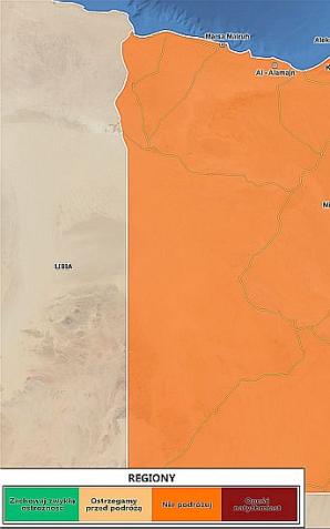 Egipt – wprowadzono stan wyjątkowy. Możliwe są zamachy terrorystyczne. Polski MSZ ostrzega podróżnych
