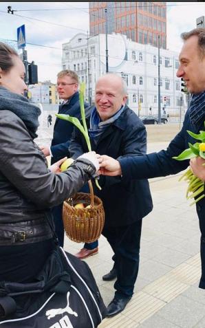 Wiceprezydenci i radni na Dzień Kobiet