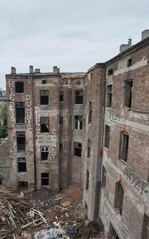 Remont zabytkowych kamienic przy ul. Rewolucji w Łodzi