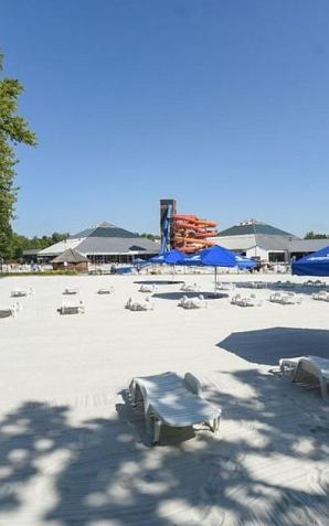 Dwie nowe piaszczyste plaże w Aquaparku Fala