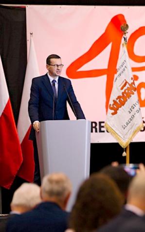 [VIDEO] Premier na Śląsku: „Solidarność” to drugie imię Polski, to również nasza przyszłość