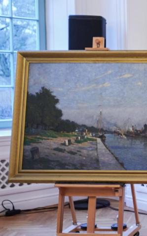 Muzeum Narodowe w Gdańsku państwową instytucją kultury, wzbogaconą o odzyskaną stratę wojenną – obraz „Kanał w Nowym Porcie” Arthura Bendrata