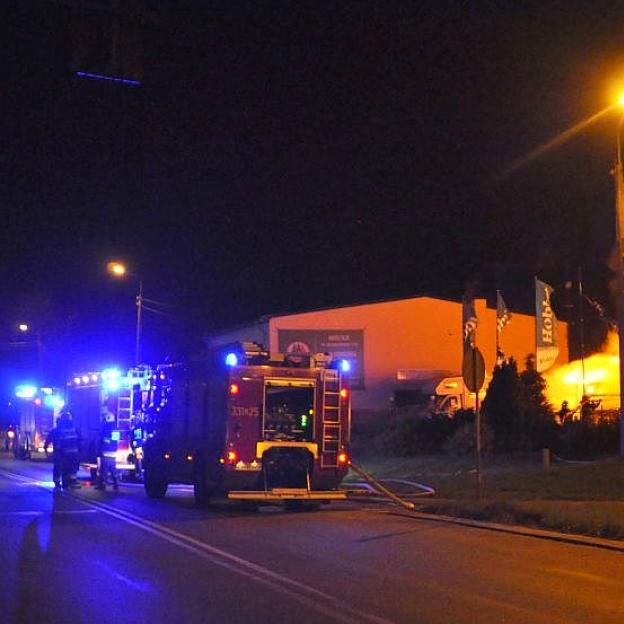 [VIDEO] Pożar pod Koszalinem! Milionowe straty