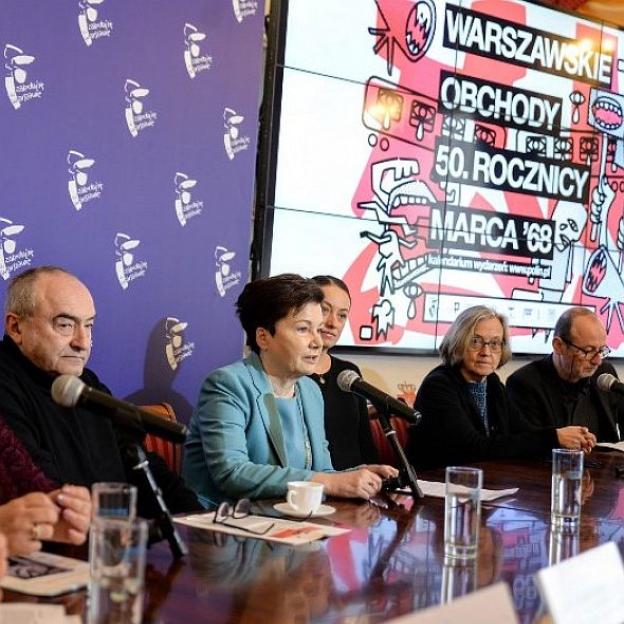 Warszawskie obchody 50. rocznicy Marca '68