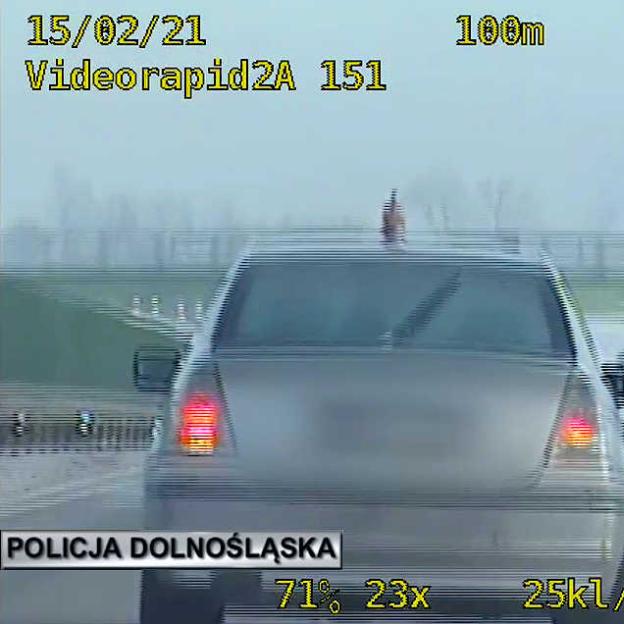 [VIDEO] Po pościgu autostradą A4 zatrzymali niebezpiecznego kierowcę i mężczyznę, który naruszył nietykalność cielesną funkcjonariusza
