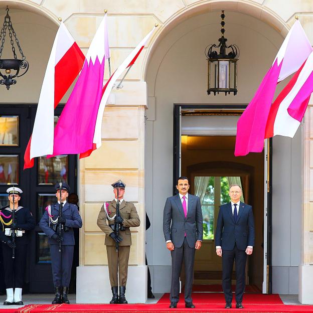 [VIDEO] Emir Kataru z oficjalną wizytą w Polsce