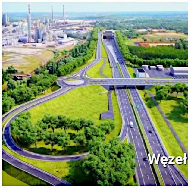 [VIDEO] S6 Zachodnia Obwodnica Szczecina, wizualizacja odcinka tunelowego Police - Goleniów