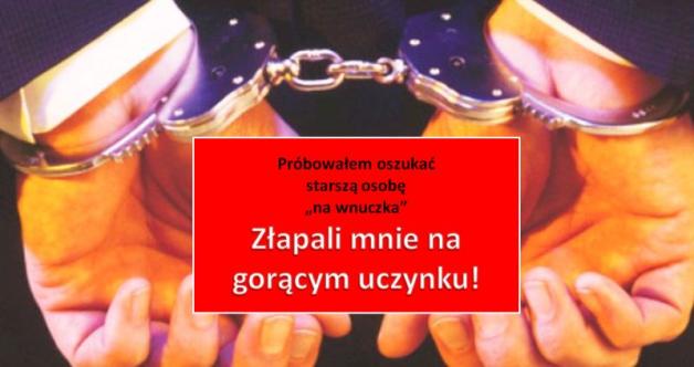 Fałszywy wnuczek w rękach ostrołęckich policjantów