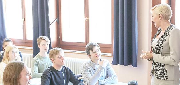 Wizyta Pierwszej Damy w Lublanie w Międzynarodowej Szkole współpracującej z jednym z bydgoskich liceów