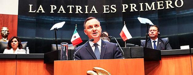 Prezydent w Meksyku: Otwarcie Biura Polskiej Agencji Inwestycji i Handlu oraz uroczyste posiedzenie Senatu