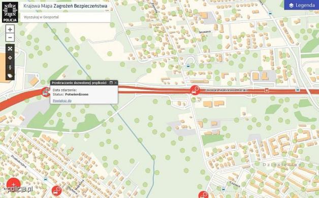 Pirat drogowy zatrzymany w związku ze zgłoszeniami na Krajowej Mapie Zagrożeń Bezpieczeństwa