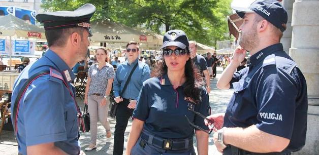 Włoscy Policjanci rozpoczęli patrole w Warszawie i Krakowie