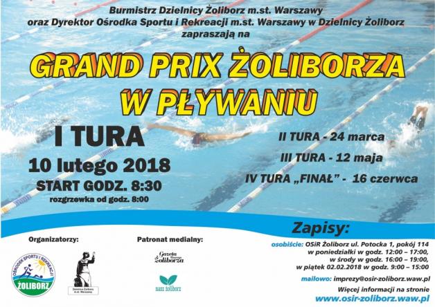 Żoliborz zaprasza na pływackie Grand Prix