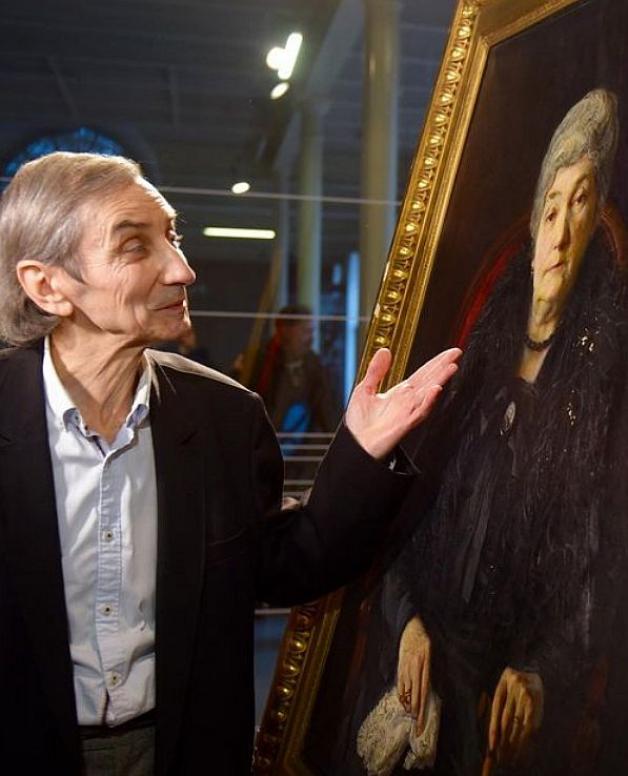 Portret Heleny Geyer w Centralnym Muzeum Włókiennictwa w Łodzi