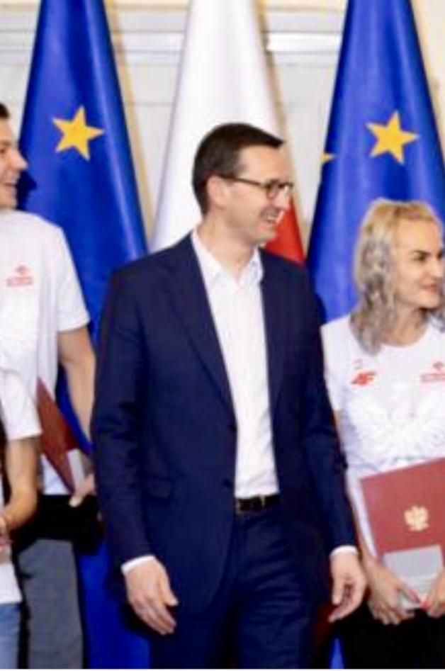 [VIDEO] Premier Mateusz Morawiecki do zwycięzców HME z Glasgow: Dziękuję, że jesteście promotorami idei służby Ojczyźnie