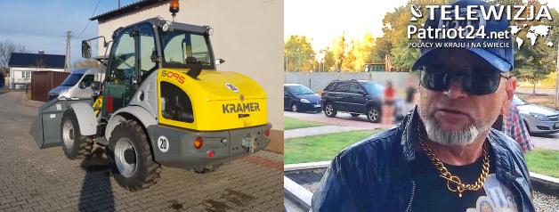 [VIDEO] RUTKOWSKI: 10 000 zł za wskazanie miejsca ukrycia skradzionej w Łodzi ładowarki KRAMER 5095!