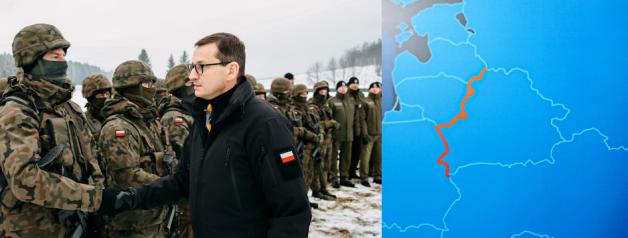 [VIDEO] Miarą suwerenności państwa jest szczelność granicy i obrona jego terytorium - Premier pod czas wizyty na polsko-białoruskiej granicy