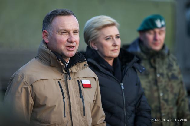 [VIDEO] Spotkanie ze służbami na granicy polsko-białoruskiej