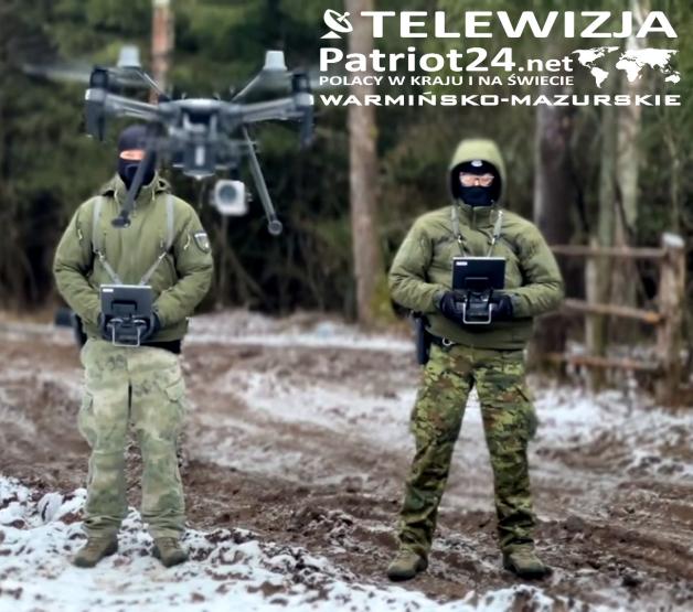 [VIDEO] Dron w służbie na granicy polsko-białoruskiej