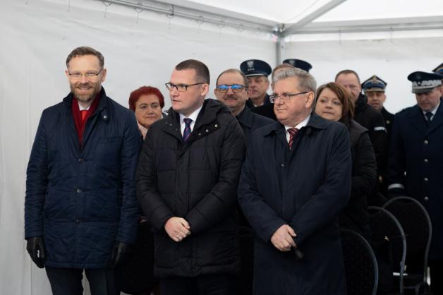 Oficjalne otwarcie izby przyjęć szpitala MSWiA w Szczecinie z udziałem wiceministra Pawła Szefernakera