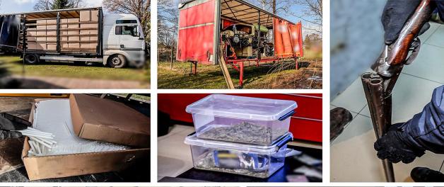 Lubelski pion PZ PK rozbił zorganizowaną grupę przestępczą zajmującą się przemytem papierosów do krajów UE