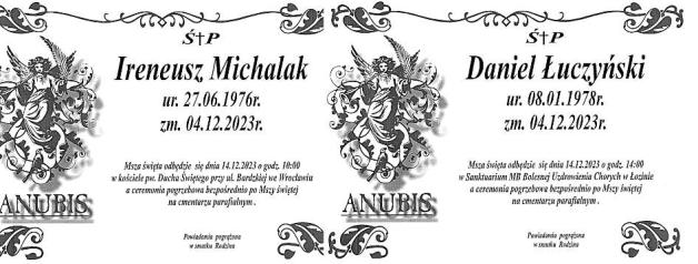 [VIDEO] 14.12.2023 - Ostatnia droga zastrzelonych na służbie policjantów z komisariatu policji Wrocław-Fabryczna